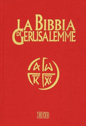 BIBBIA DI GERUSALEMME - EDIZIONE IN TELA ROSSA CON COFANETTO