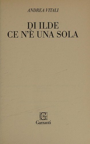 Di Ilde ce n'è una sola