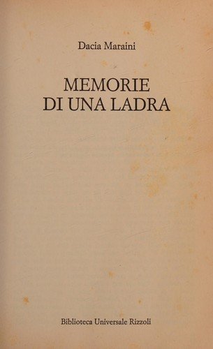 Memorie di una ladra
